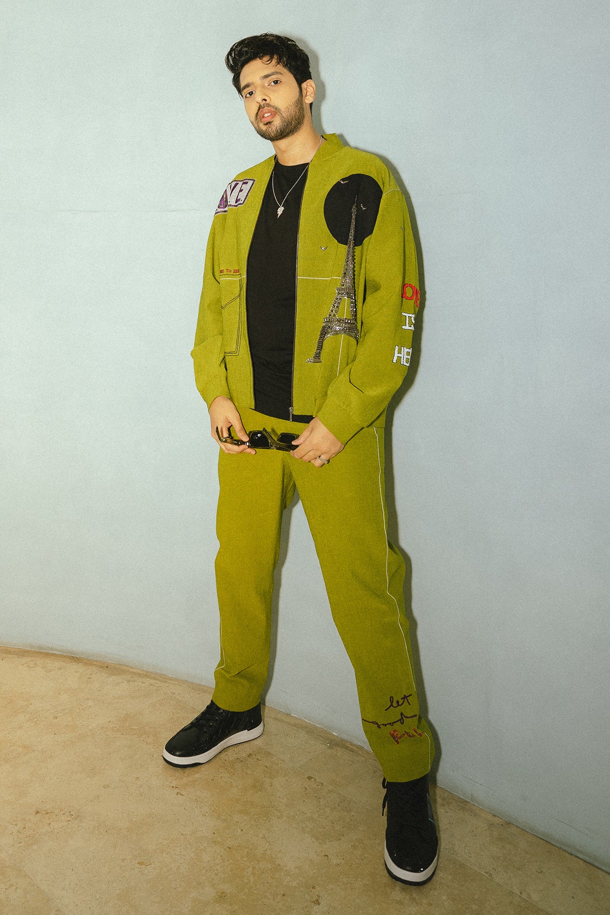 Armaan Malik In Good Times Roll Bomber With Joggers