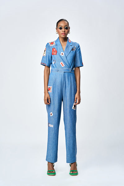 STAMP TAILORED JUMPSUIT