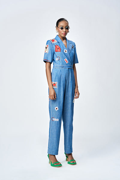 STAMP TAILORED JUMPSUIT