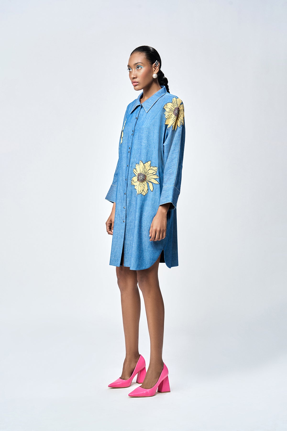 DAISY OVERSIZED SHIRT DRESS