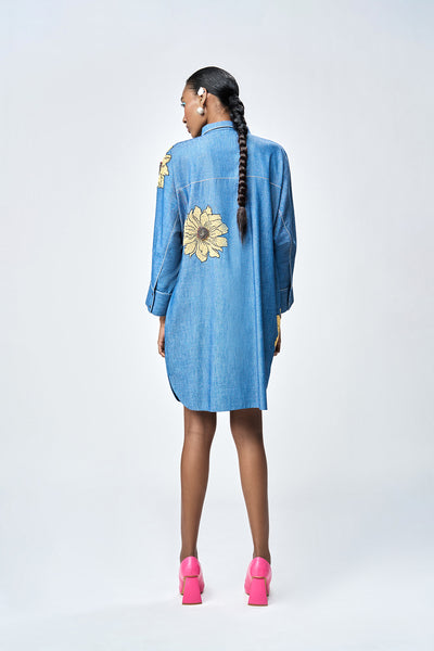 DAISY OVERSIZED SHIRT DRESS