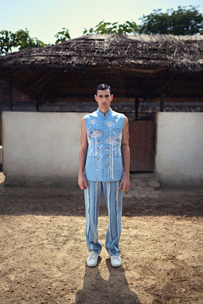 TROPICAL FOREST NEHRU JACKET