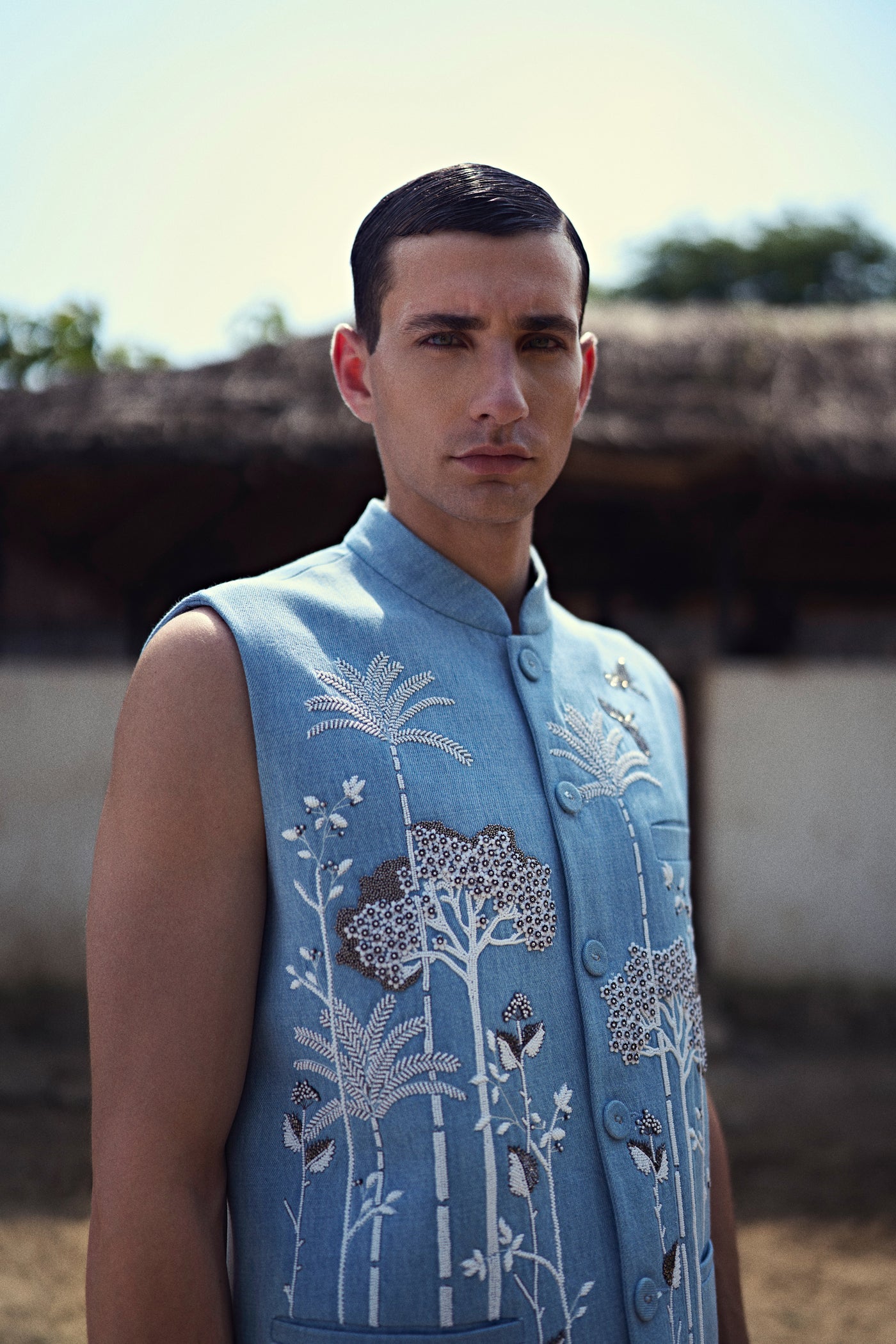 TROPICAL FOREST NEHRU JACKET