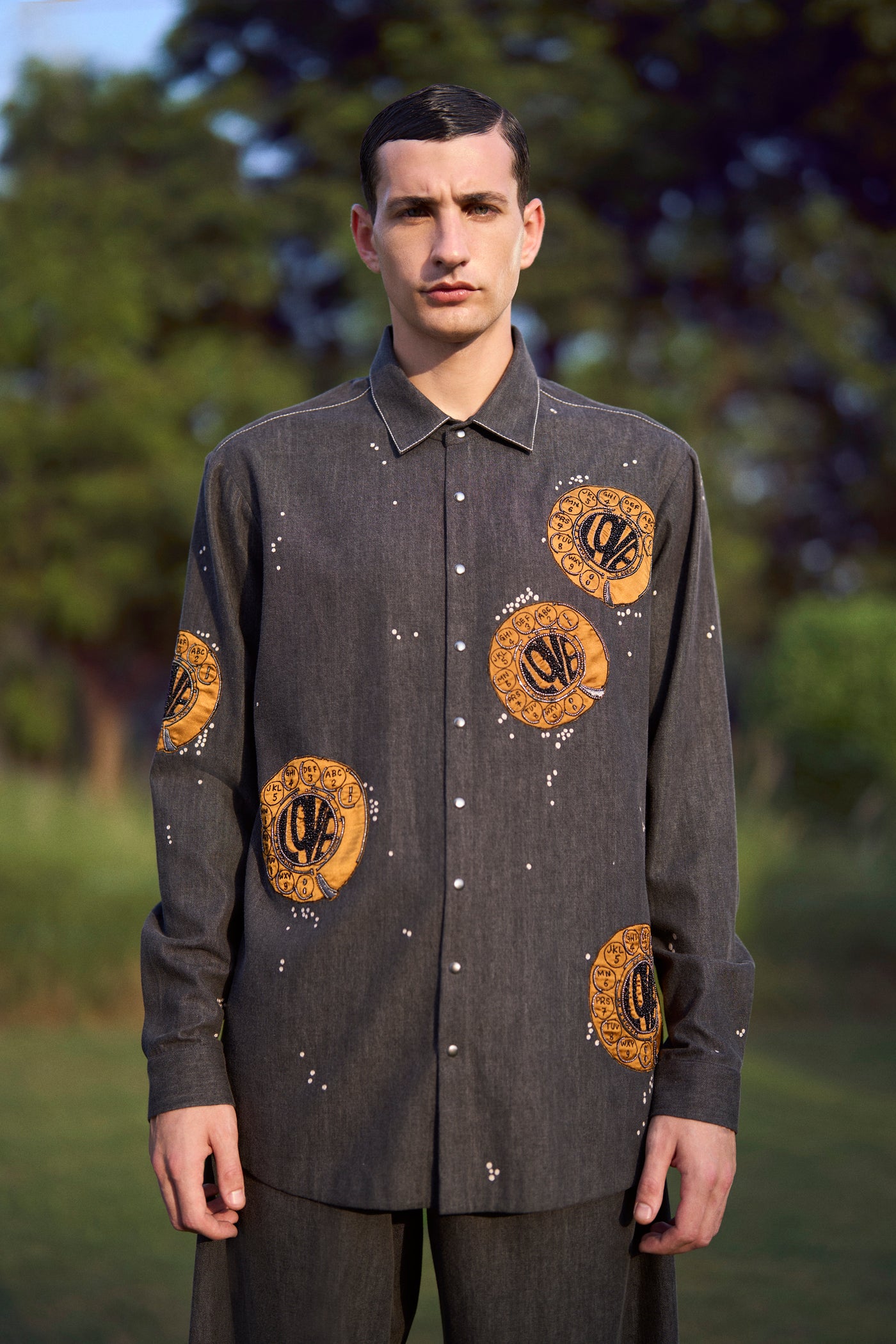 TELEPHONE DIAL FULL SLEEVES SHIRT