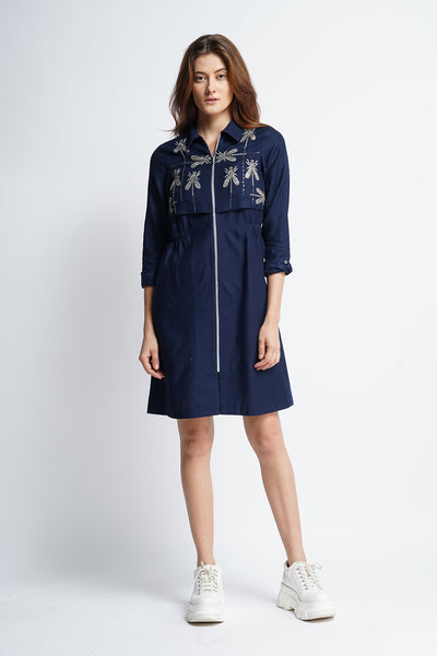 Dragonfly In Line Double Layer Dress