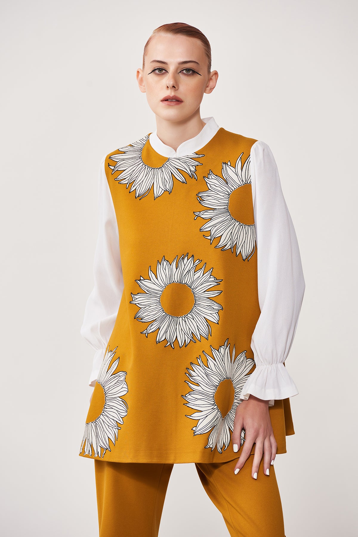 Sunflower Flared Top