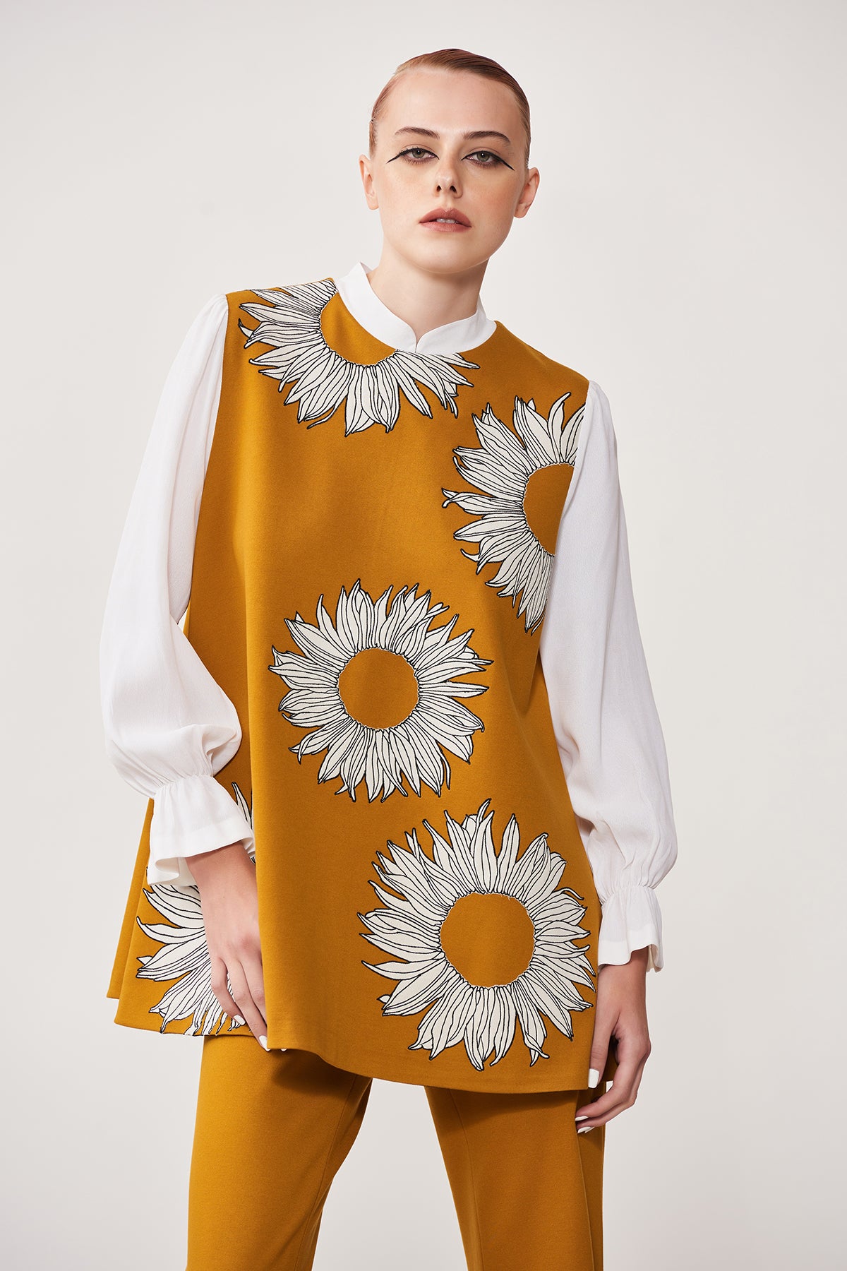 Sunflower Flared Top