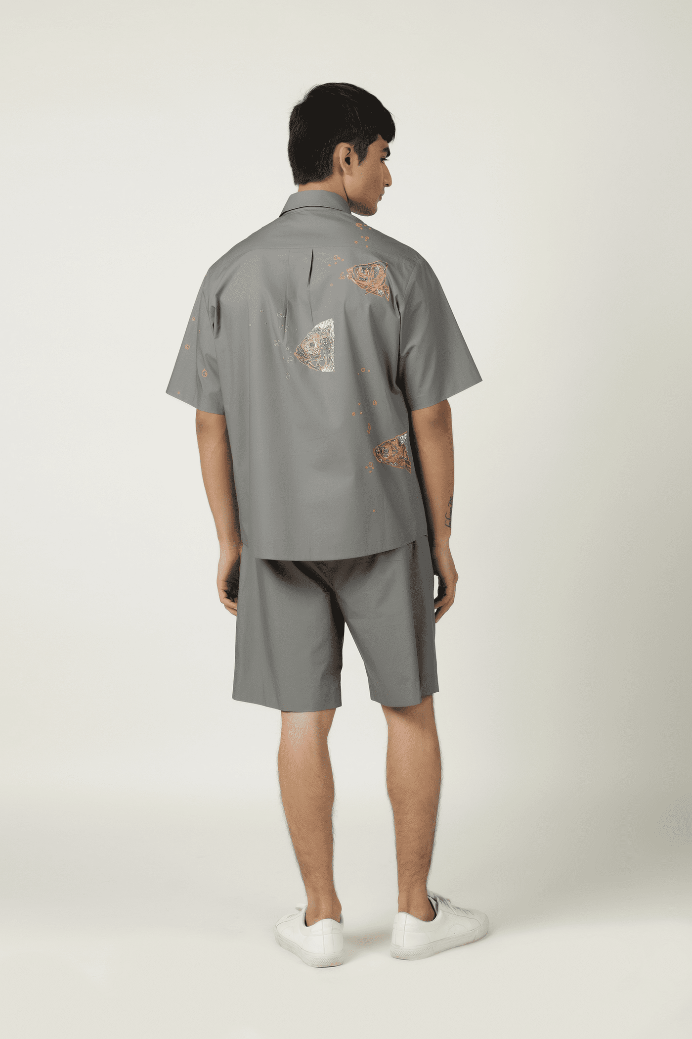 Fish Market Shirt With Shorts