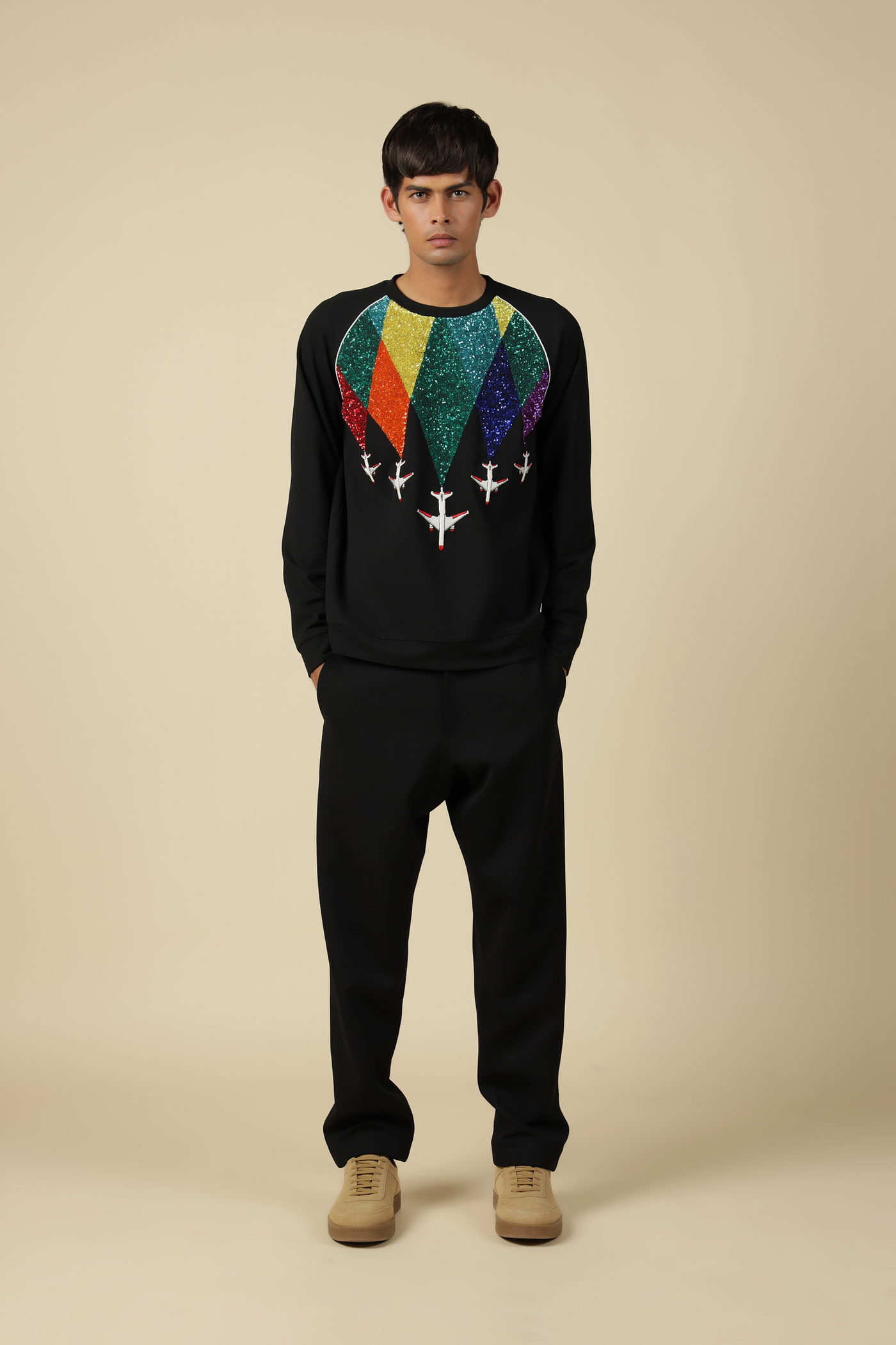 Pant Of "(Fly Over The Rainbow Raglan Sweatshirt)"