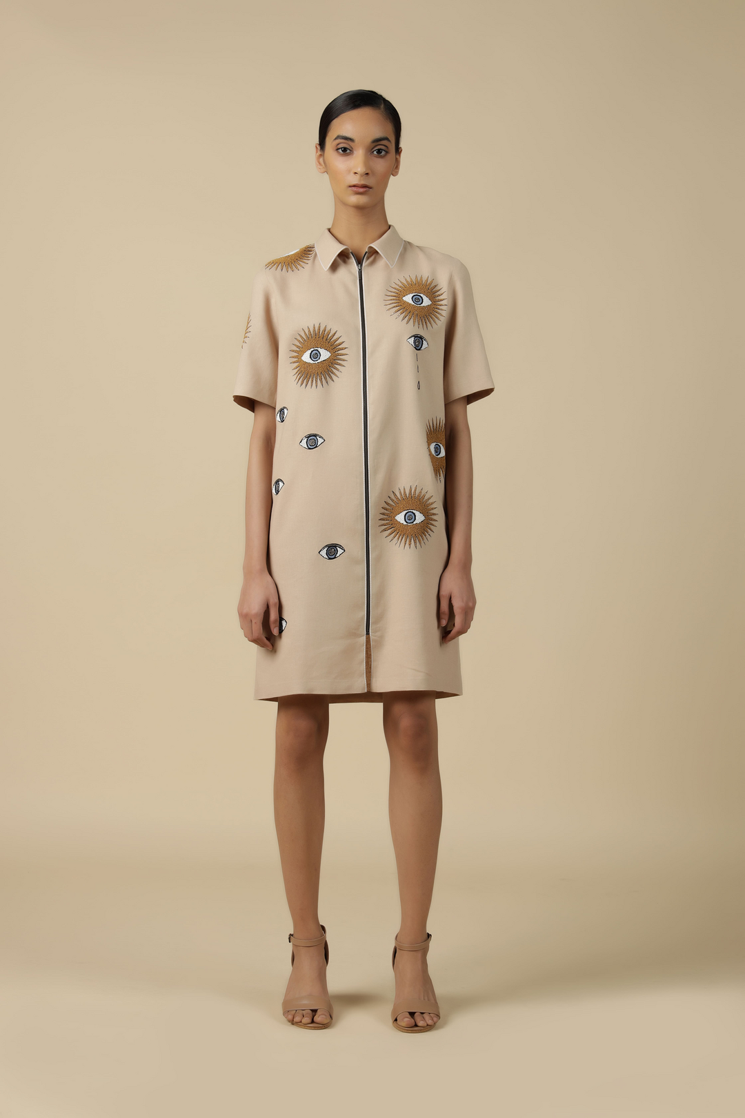 Geometric Shapes Shift Dress Shahin Mannan