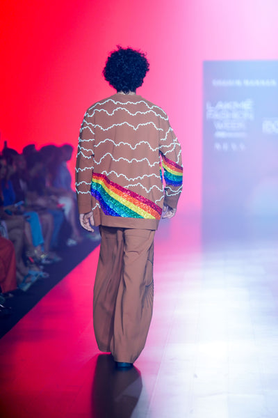 Houses Of Rainbow Sweatshirt With Boxy Pant